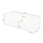 Orange 80 3-Seater Sofa with Two Pillows and Sturdy Hardware Foot