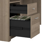 72W L Shaped Computer Desk with Storage