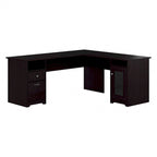 72W L Shaped Computer Desk with Storage