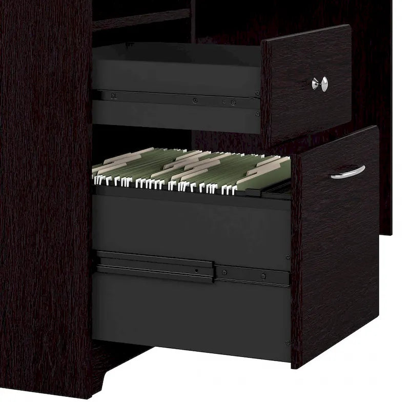 72W L Shaped Computer Desk with Storage