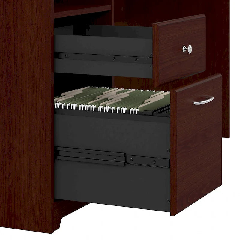 72W L Shaped Computer Desk with Storage