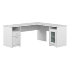 72W L Shaped Computer Desk with Storage