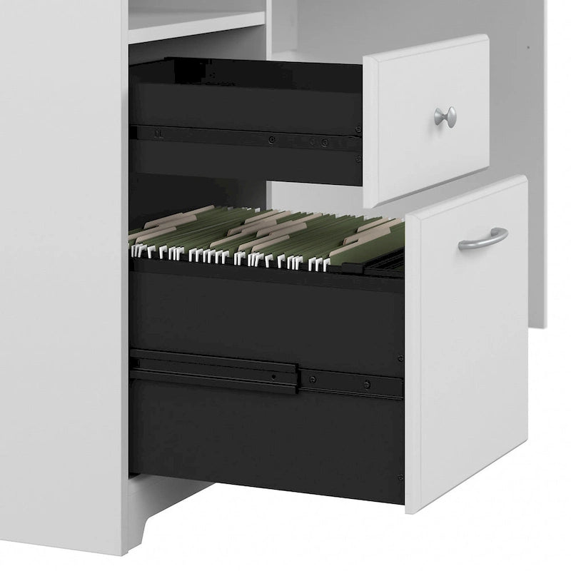 72W L Shaped Computer Desk with Storage