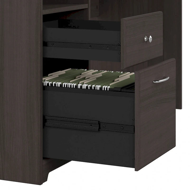 72W L Shaped Computer Desk with Storage