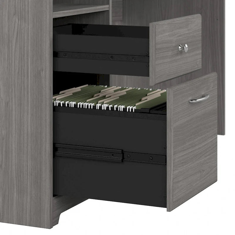 72W L Shaped Computer Desk with Storage