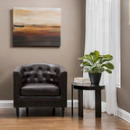 Accent Chair, Button Tufted Faux Leather Barrel Chair, Midcentury Modern Accent Chair, Comfy Armchair, Tub Barrel Chairs