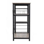 Home and Office Furniture Model Kitchen Island with Slide Out Vegetable Basket