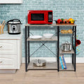 Home and Office Furniture Model Kitchen Island with Slide Out Vegetable Basket