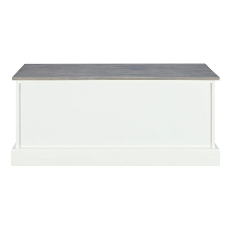 Traditional Wood Cabinet with Baskets