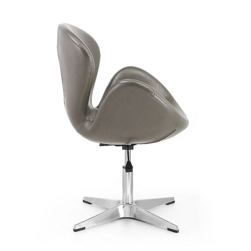 Comfort Chrome Adjustable Swivel Chair (Set of 2)