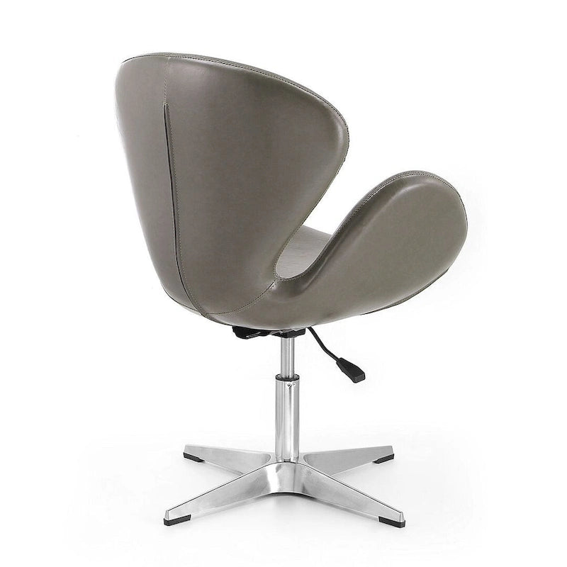 Comfort Chrome Adjustable Swivel Chair (Set of 2)