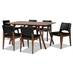 Mid-Century Modern 7-Piece Dining Set