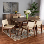 Mid-Century Modern 7-Piece Dining Set