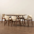 Mid-Century Modern 7-Piece Dining Set