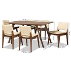 Mid-Century Modern 7-Piece Dining Set