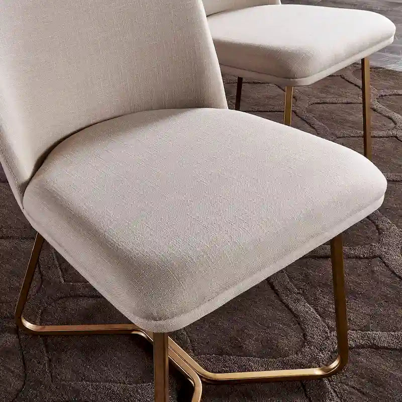 Gold Metal Dining Chair (Set of 2)