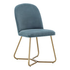 Gold Metal Dining Chair (Set of 2)