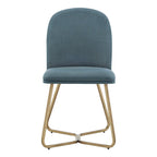 Gold Metal Dining Chair (Set of 2)