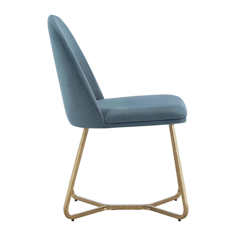 Gold Metal Dining Chair (Set of 2)