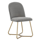 Gold Metal Dining Chair (Set of 2)