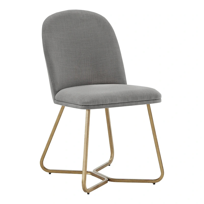 Gold Metal Dining Chair (Set of 2)