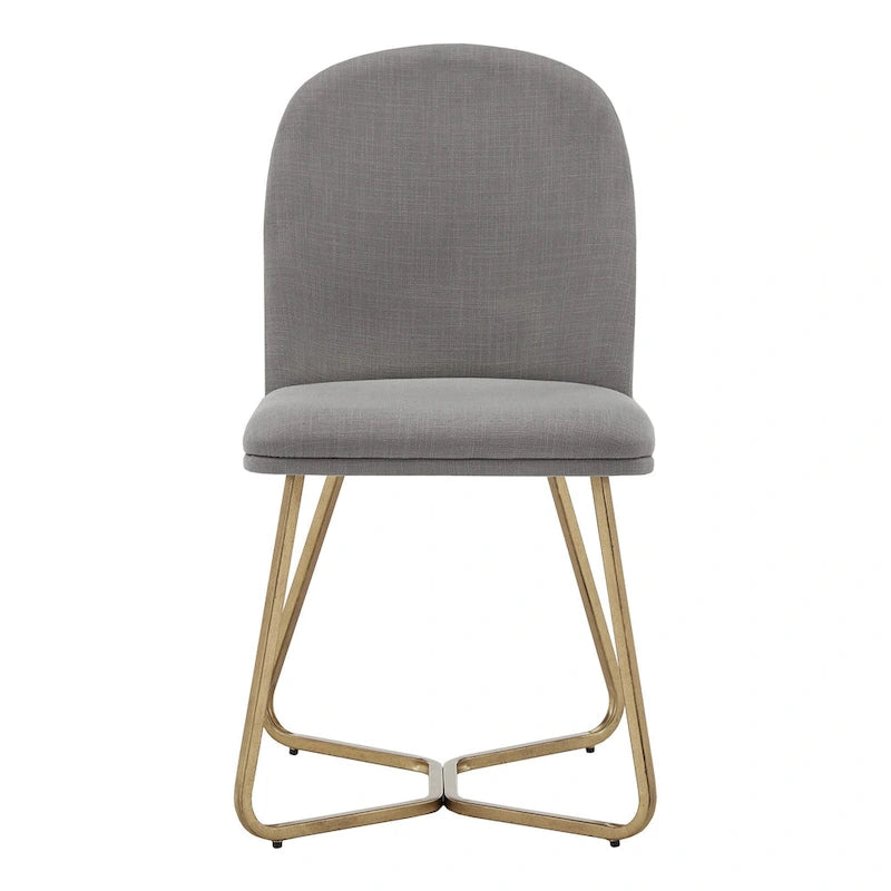 Gold Metal Dining Chair (Set of 2)