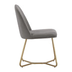 Gold Metal Dining Chair (Set of 2)