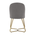 Gold Metal Dining Chair (Set of 2)