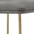 Gold Metal Dining Chair (Set of 2)