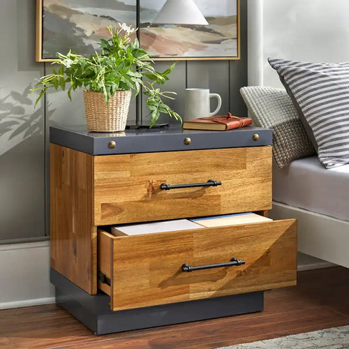 Lifestorey Drake 2-piece Chest and Nightstand Set