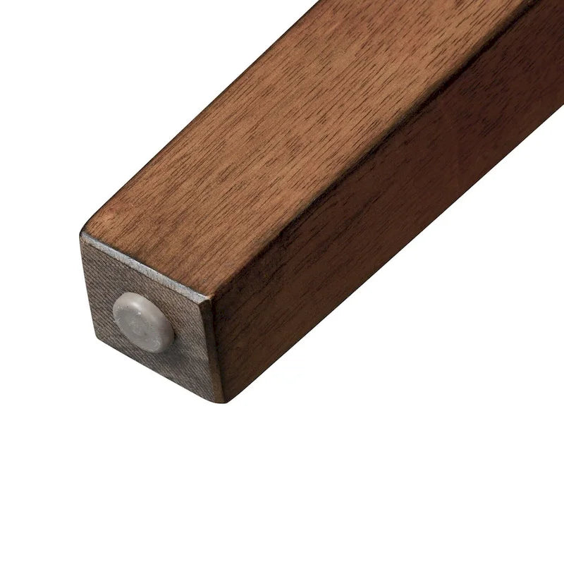 Medium Brown Rustic Oak Retractable Leg Table