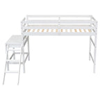 Loft Bed with Platform,ladder