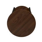 Household Essentials Side End Table with Storage Shelf