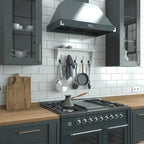 Wall Mounted Storage Rack with Upper Shelf and Storage Hooks