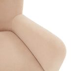 Faux Shearling Accent Chair - 31 In W x 27 In D x 33 In H