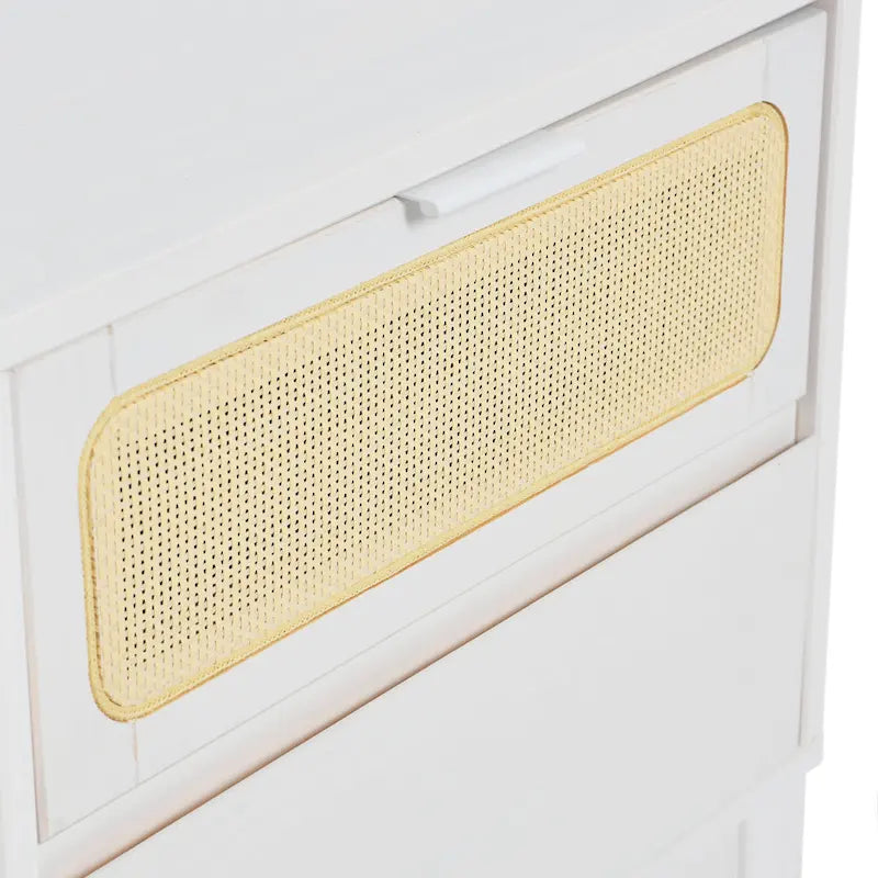 Wood 2-Drawer Bed Side Table