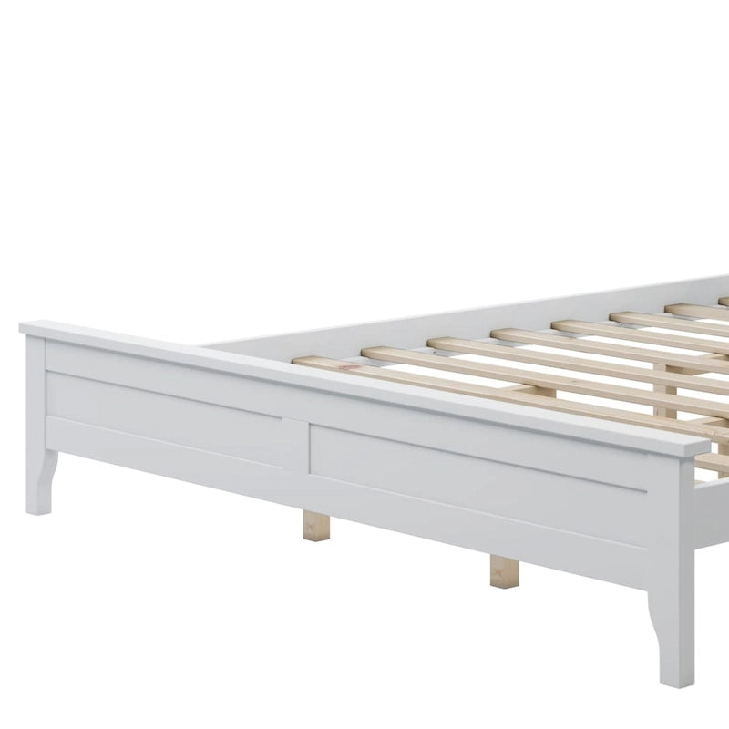 Modern Solid Wood Queen Platform Bed