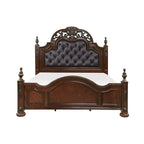 Formal Traditional Bedroom 5pc Set Cherry Finish
