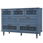 7 Drawer Cabinet,With Black Metal Handle