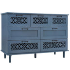 7 Drawer Cabinet,With Black Metal Handle