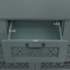 7 Drawer Cabinet,With Black Metal Handle
