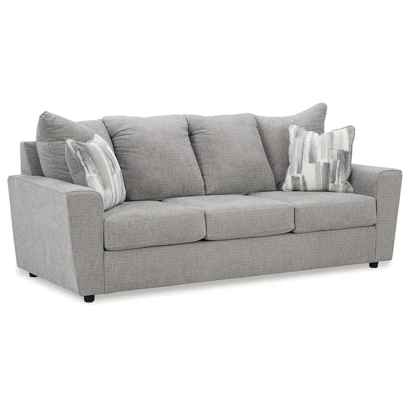 Grey Sofa - 86 W x 38 D x 39 H
