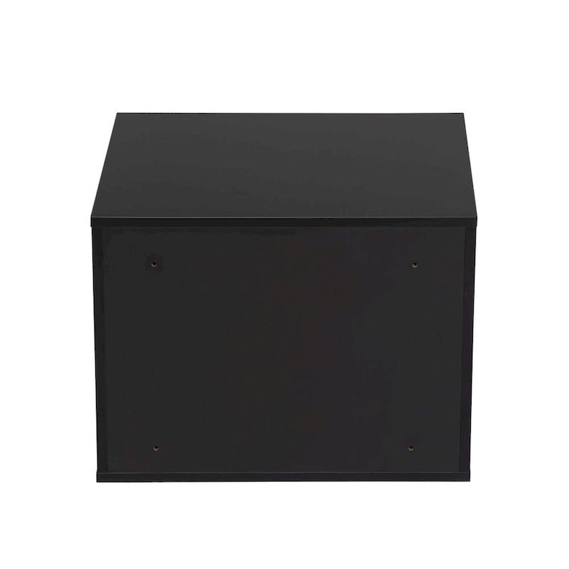 Set of 2 Wall-mounted Wooden Nightstand