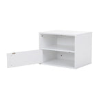 Set of 2 Wall-mounted Wooden Nightstand