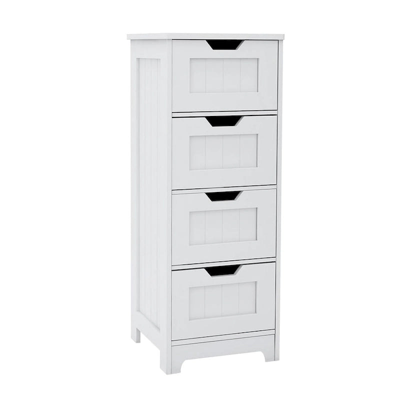 Freestanding storage cabinet with 4 drawers