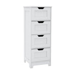 Freestanding storage cabinet with 4 drawers